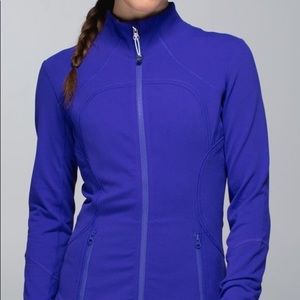 lululemon athletica Royal Blue Full-Zip Hooded Jacket, Reversible